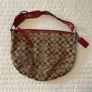 Coach “raspberry pink” signature purse